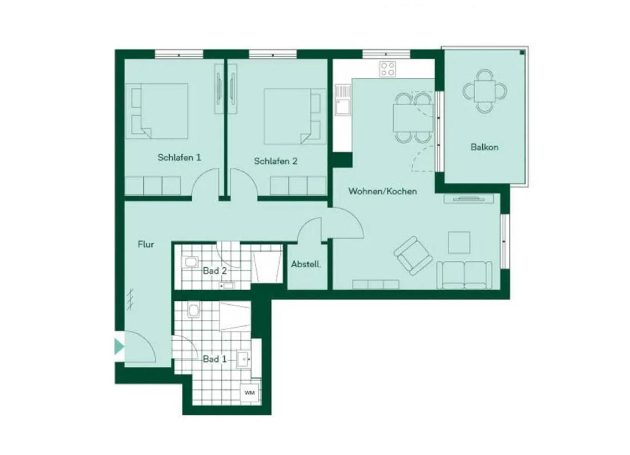 Apartment "Sanddorn" - Haffresidenz Garz  المظهر الخارجي الصورة